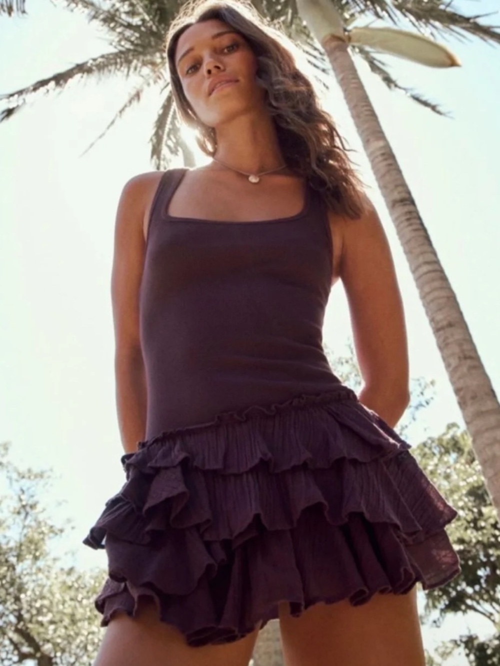 free est by free people chocolate beach babe romper